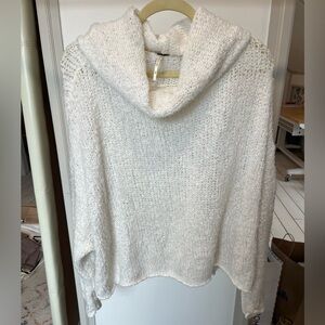Cozy White Knit Sweater